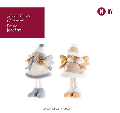 DECORAZIONE FATINA JOSEFINA 30CM Tellini S.r.l. Ingrosso Abbigliamento