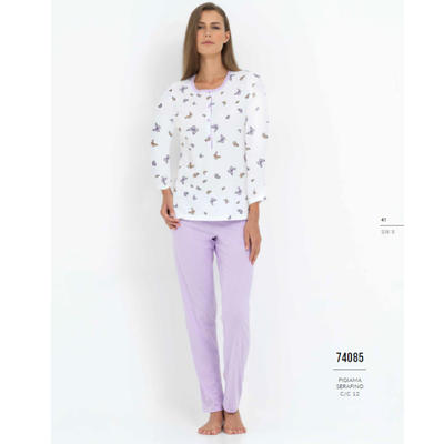 PIGIAMA SERAFINO DONNA M/L  LN174085 Tellini S.r.l. Ingrosso Abbigliamento
