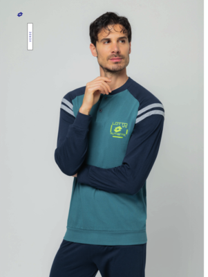 PIGIAMA UOMO M/L LP1220 Ingrosso Pigiami uomo Tellini S.r.l.