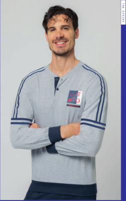 MUŠKA PIDŽAMA M/L LP1224 Tellini S.R.L. Veleprodajna odjeća