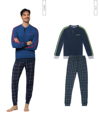 PIGIAMA UOMO M/L LP1227 Tellini S.R.L. Veleprodajna odjeća