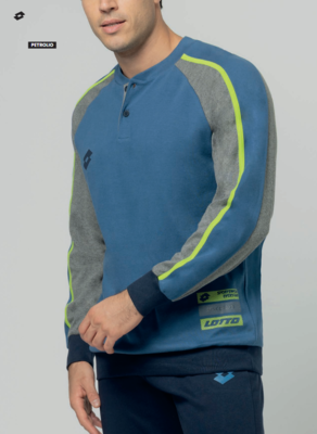 PIGIAMA UOMO M/L LP2130 Tellini S.r.l. Ingrosso Abbigliamento