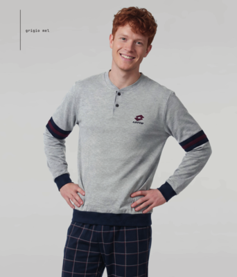 PIGIAMA UOMO M/L LP2144 Ingrosso Pigiami uomo Tellini S.r.l.