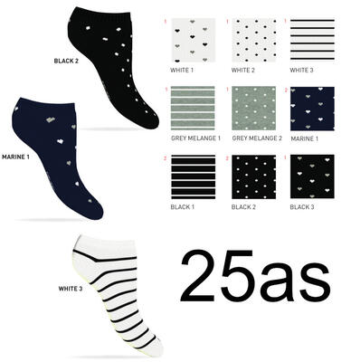 CALZINO CORTO DONNA LUX SNEAKERS Tellini S.r.l. Ingrosso Abbigliamento