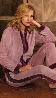 PIGIAMA APERTO DONNA M/L WI14 Tellini S.r.l. Ingrosso Abbigliamento