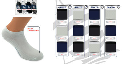 TRIS CALZINO UNISEX MD392 Ingrosso Calzetteria uomo Tellini S.r.l.