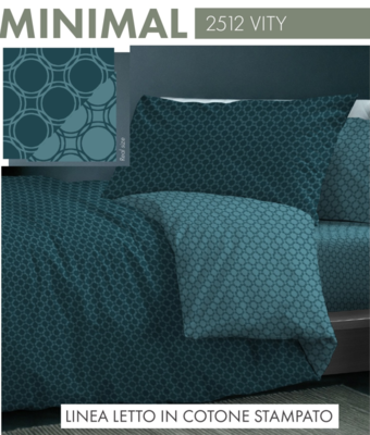 PARURE COPRIPIUMINO 2P MINIMAL Tellini S.r.l. Ingrosso Abbigliamento