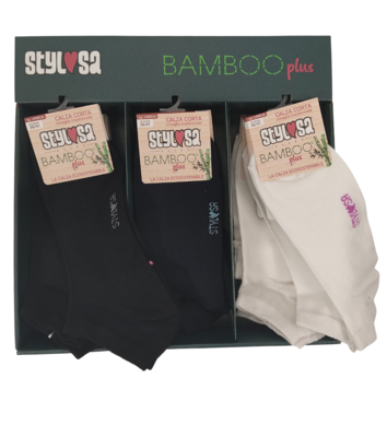 CALZINO CORTO DONNA N010BAMBOO Ingrosso STYLOSA Tellini S.r.l.