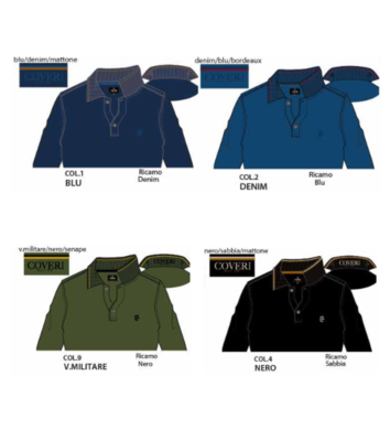 POLO CONFORMATA UOMO M/L OPL2696 Ingrosso ENRICO COVERI Tellini S.r.l.