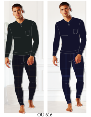 PIGIAMA UOMO M/L OU616 Tellini S.R.L. Veleprodajna odjeća