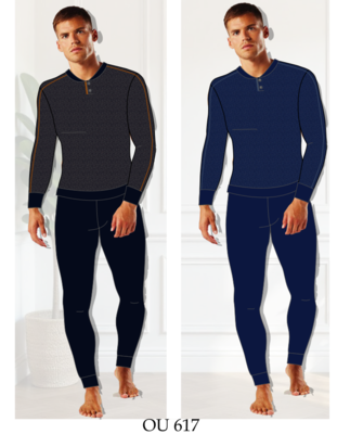 PIGIAMA UOMO M/L OU617 Tellini S.R.L. Veleprodajna odjeća