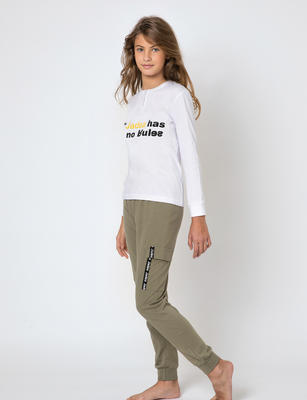 PYJAMA FÜR KLEINES MÄDCHEN P2012 Tellini S.R.L. Großhandelskleidung