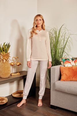 PIGIAMA SERAFINO DONNA M/L PG41008 Ingrosso NOTTINGHAM Tellini S.r.l.