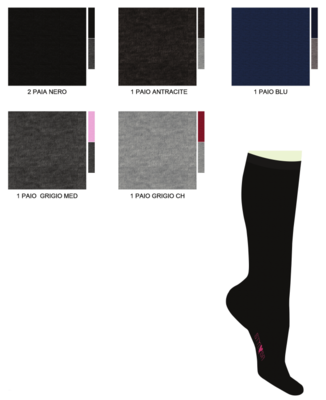 CALZINO LUNGO DONNA W052 Tellini S.r.l. Ingrosso Abbigliamento