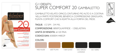 SUPER COMFORT DAMEN KNIE-KNIE 20 Tellini S.R.L. Großhandelskleidung