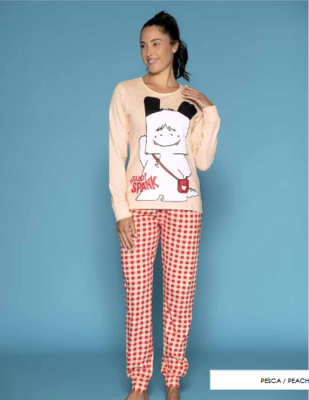 PIGIAMA DONNA M/L SPD2647 Tellini S.r.l. Ingrosso Abbigliamento