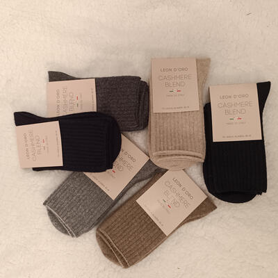 CALZINO CORTO DONNA 710 CASHMERE Ingrosso LEON D'ORO Tellini S.r.l.
