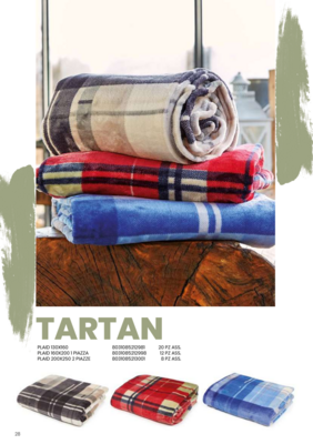 2D TARTAN DEKA 200X250 Tellini S.R.L. Veleprodajna odjeća