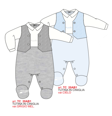 TUTINA NEONATO TC20AB1 Ingrosso PASTELLO Tellini S.r.l.