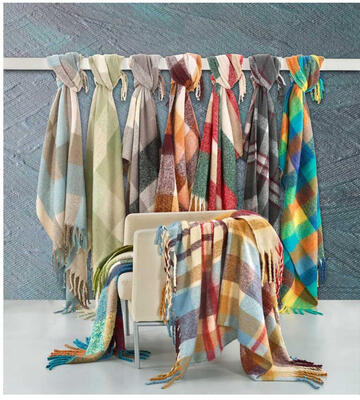 PLAID THEO 140X180 FRANGE Tellini S.r.l. Ingrosso Abbigliamento