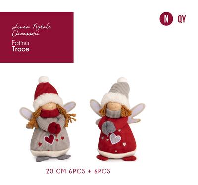 DECORAZIONE FATINA TRACE 20CM Tellini S.r.l. Ingrosso Abbigliamento