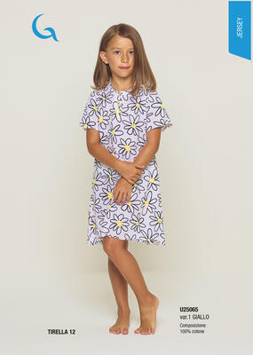 EULLA Camicia Da Notte Da Bambina, A Maniche Lunghe, Per