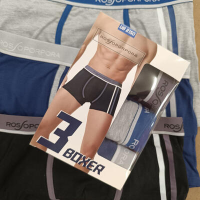 TRIS BOXER UOMO UB2150 Tellini S.r.l. Ingrosso Abbigliamento