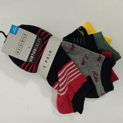5 PAAR MANN OHNE BILD SOCKEN V740 Tellini S.R.L. Großhandelskleidung