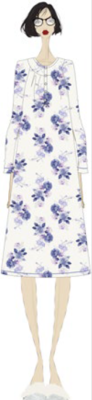 CAMICIA NOTTE SERAFINO DONNA M/L VI25 Tellini S.R.L. Χονδρική ενδυμασία