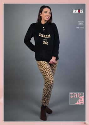 PIGIAMA SERAFINO DONNA  M/L Z315C Ingrosso STYLOSA Tellini S.r.l.
