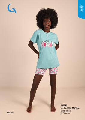 PIGIAMA BAMBINA M/L S20056 GARY | Ingrosso PIGIAMI 0/16 ANNI - 8