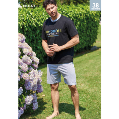 PIGIAMA SERAFINO UOMO M/M B2141471 Ingrosso NAVIGARE Tellini S.r.l.