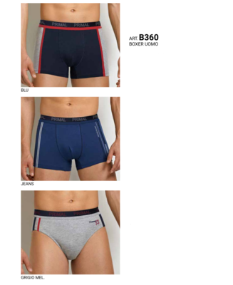 TRIS HERREN BOXER B360 Tellini S.R.L. Großhandelskleidung