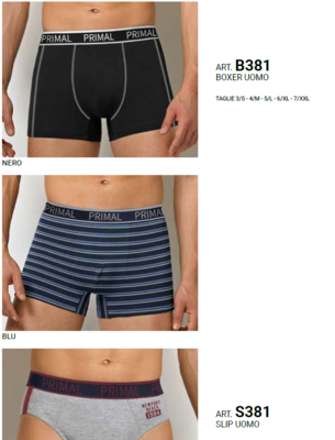 TRIS SLIP UOMO S381 Ingrosso Intimo Tellini S.r.l.
