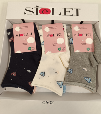 KURZE DAMENSOCKEN CA02 Tellini S.R.L. Großhandelskleidung
