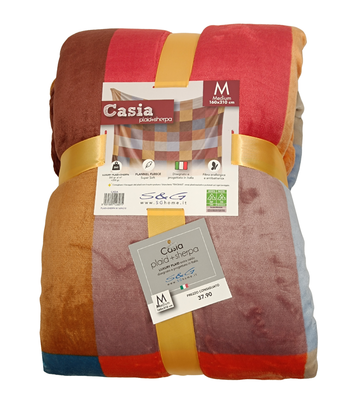 COPERTA 2P CASIA 240X210 Ingrosso Tessile Casa Tellini S.r.l.