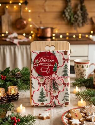 NATALE STROFINACCIO+VASSOIO LEGNO BLIZZEN 45X65 Tellini S.r.l. Ingrosso Abbigliamento