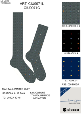 CALZINO CORTO UOMO CIU9971C Tellini S.r.l. Ingrosso Abbigliamento