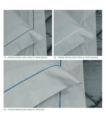 COMPLETO LETTO 2P PERCALLE 7364 Ingrosso BIANCALUNA Tellini S.r.l.