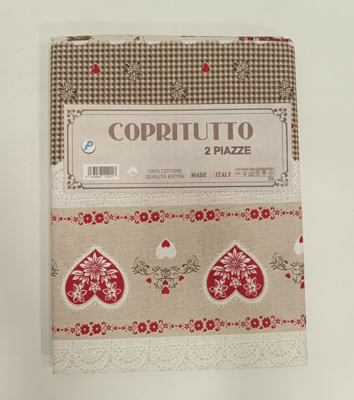 COPRILETTO 2P COPRITUTTO Tellini S.r.l. Ingrosso Abbigliamento