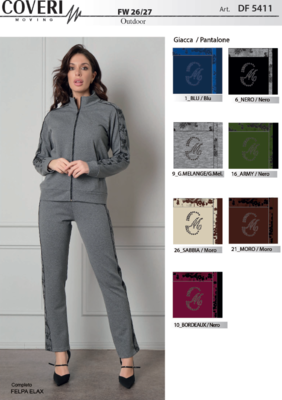 TUTA DONNA DF5411 Ingrosso Abbigliamento Donna Tellini S.r.l.