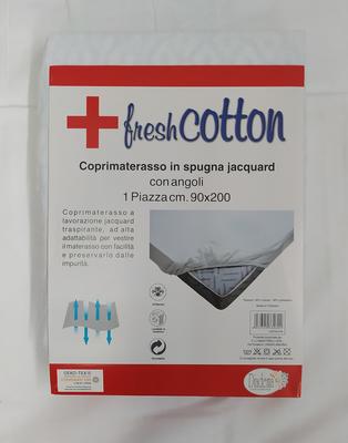 COPRIMATERASSO 1P FRESH COTTON JACQUARD Tellini S.r.l. Ingrosso Abbigliamento