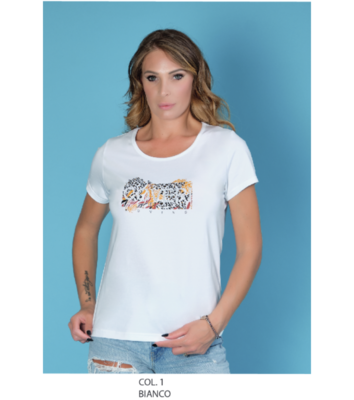 TSHIRT DONNA M/M DT3473 Tellini S.r.l. Ingrosso Abbigliamento