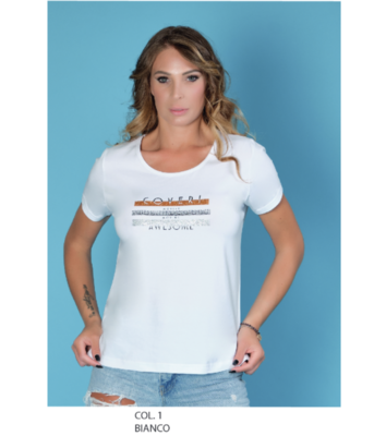 TSHIRT DONNA M/M DT3474 Ingrosso Abbigliamento Donna Tellini S.r.l.