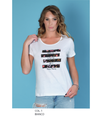 TSHIRT DONNA M/M DT3486 Tellini S.r.l. Ingrosso Abbigliamento