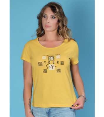 TSHIRT DONNA M/M DT3487 Tellini S.r.l. Ingrosso Abbigliamento