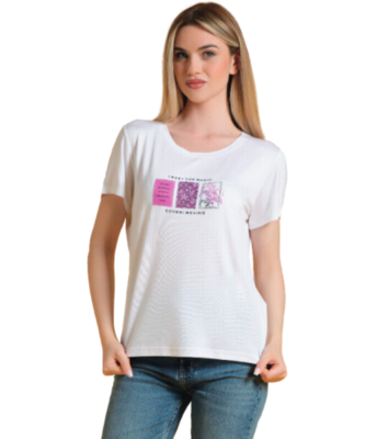 TSHIRT DONNA M/M DT3932 Ingrosso Abbigliamento Donna Tellini S.r.l.