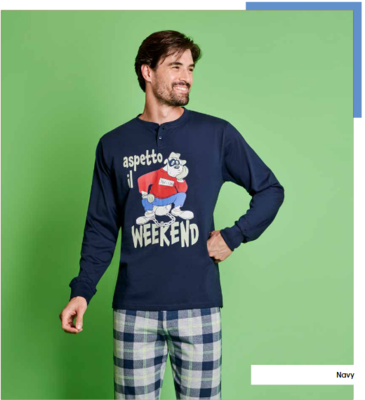 PIGIAMA UOMO M/L DYG4817 Tellini S.R.L. Veleprodajna odjeća