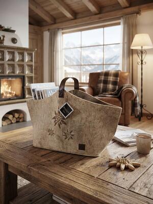 PORTA RIVISTE/LEGNO EDELWEISS BERG Tellini S.r.l. Ingrosso Abbigliamento