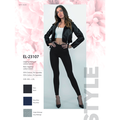 LEGGINGS DONNA EL23107 Tellini S.r.l. Ingrosso Abbigliamento